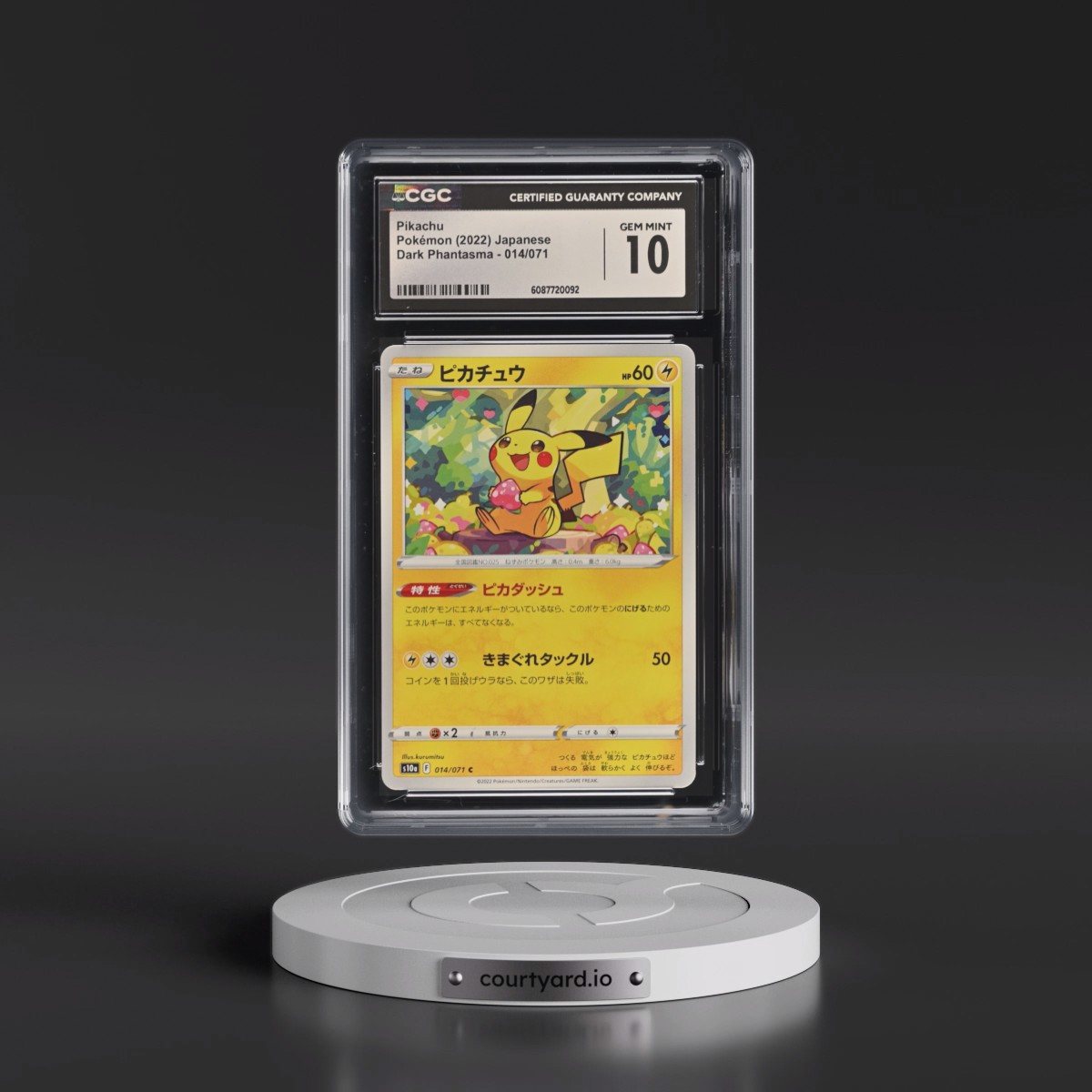 2021 Dark Phantasma #014/071 Pikachu (CGC 10 GEM MINT)