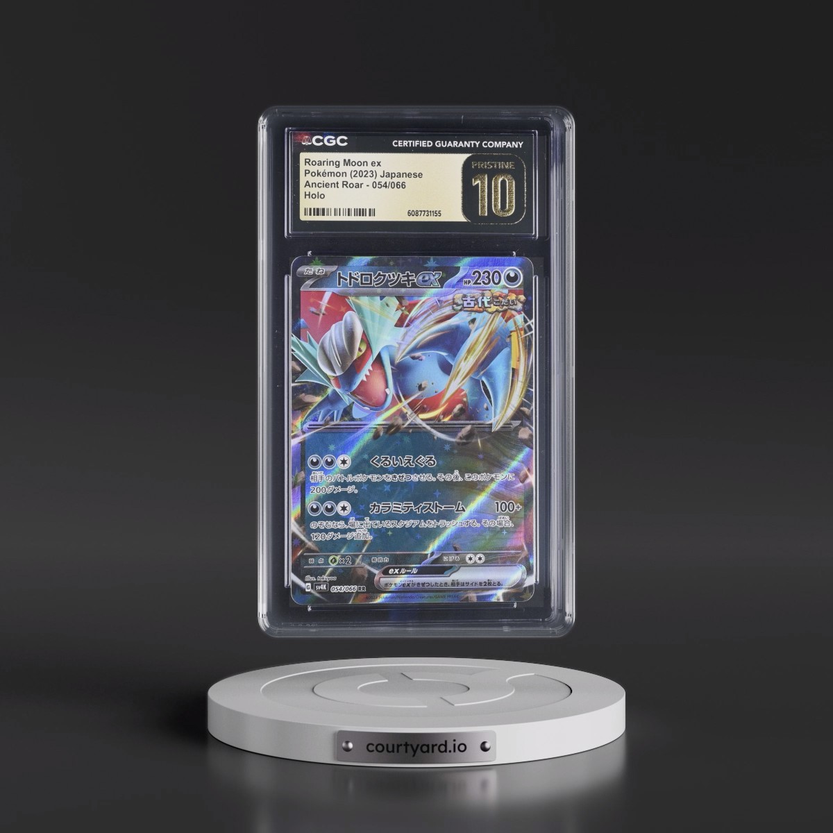2023 Ancient Roar #054/066 Roaring Moon ex - Holo (CGC 10 PRISTINE)