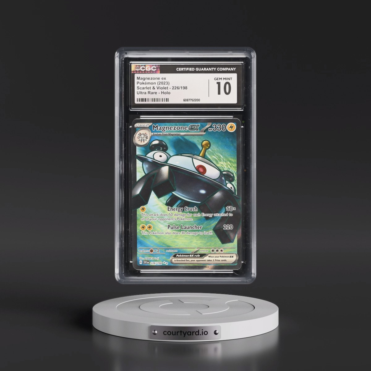2023 Scarlet & Violet #226/198 Magnezone ex - Ultra Rare Holo (CGC 10 GEM MINT)