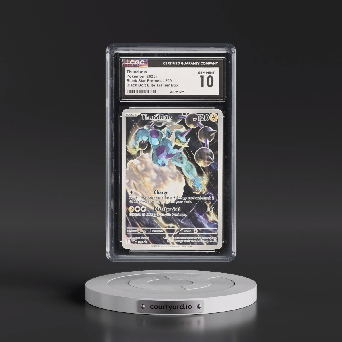 2023 Black Star Promos - Scarlet & Violet SVP EN #209 Thundurus - Black Bolt Elite Trainer Box (Holo) (CGC 10 GEM MINT)