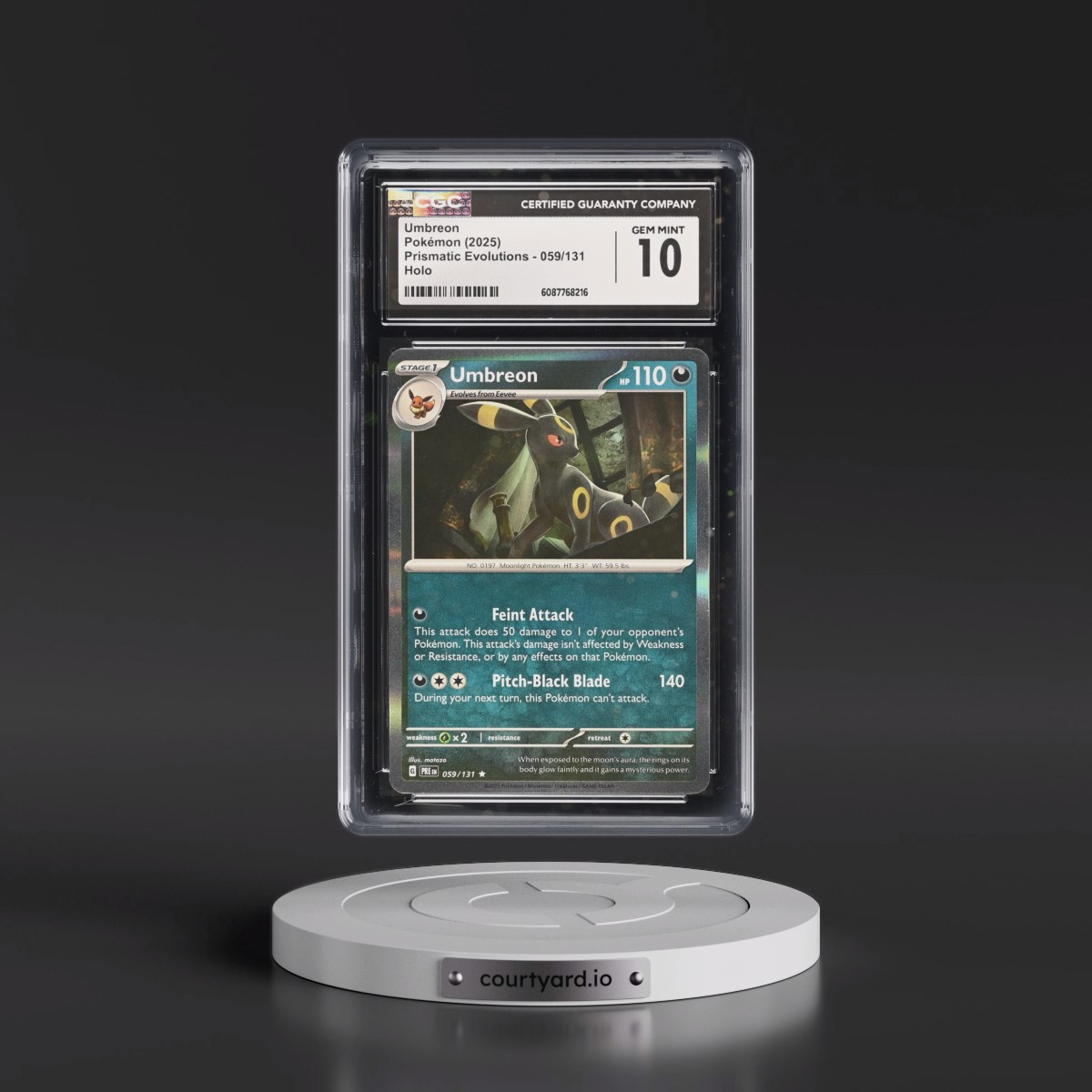 2024 Prismatic Evolutions - PRE EN #059/131 Umbreon - Holo (CGC 10 GEM MINT)