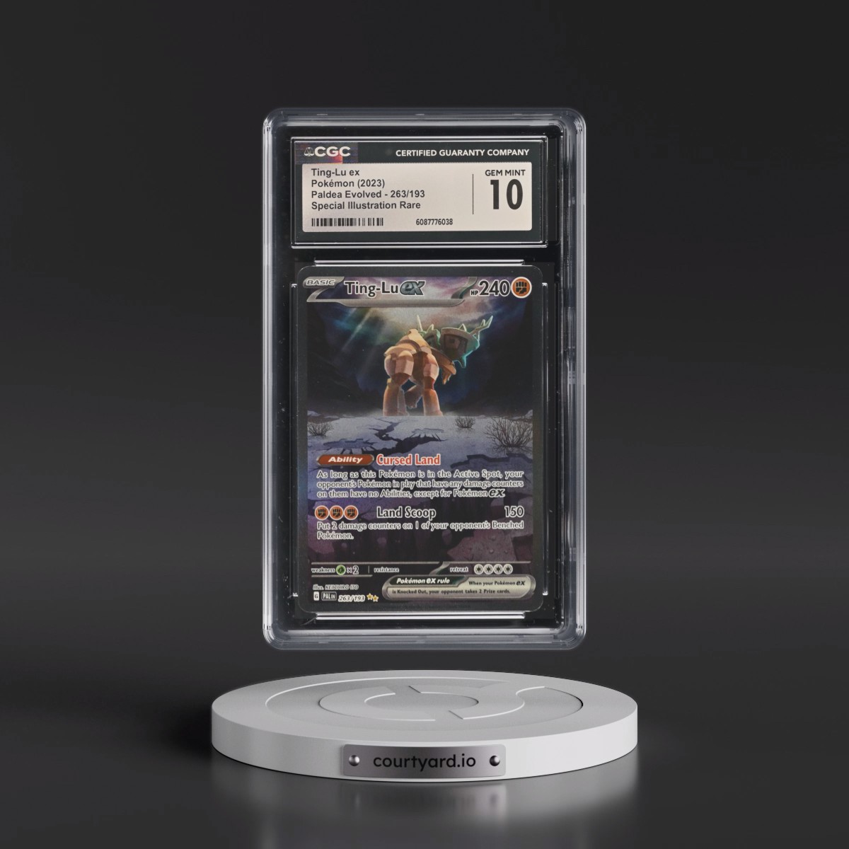 2023 Paldea Evolved - PAL EN #263/193 Ting-Lu ex - Special Illustration Rare (Holo) (CGC 10 GEM MINT)