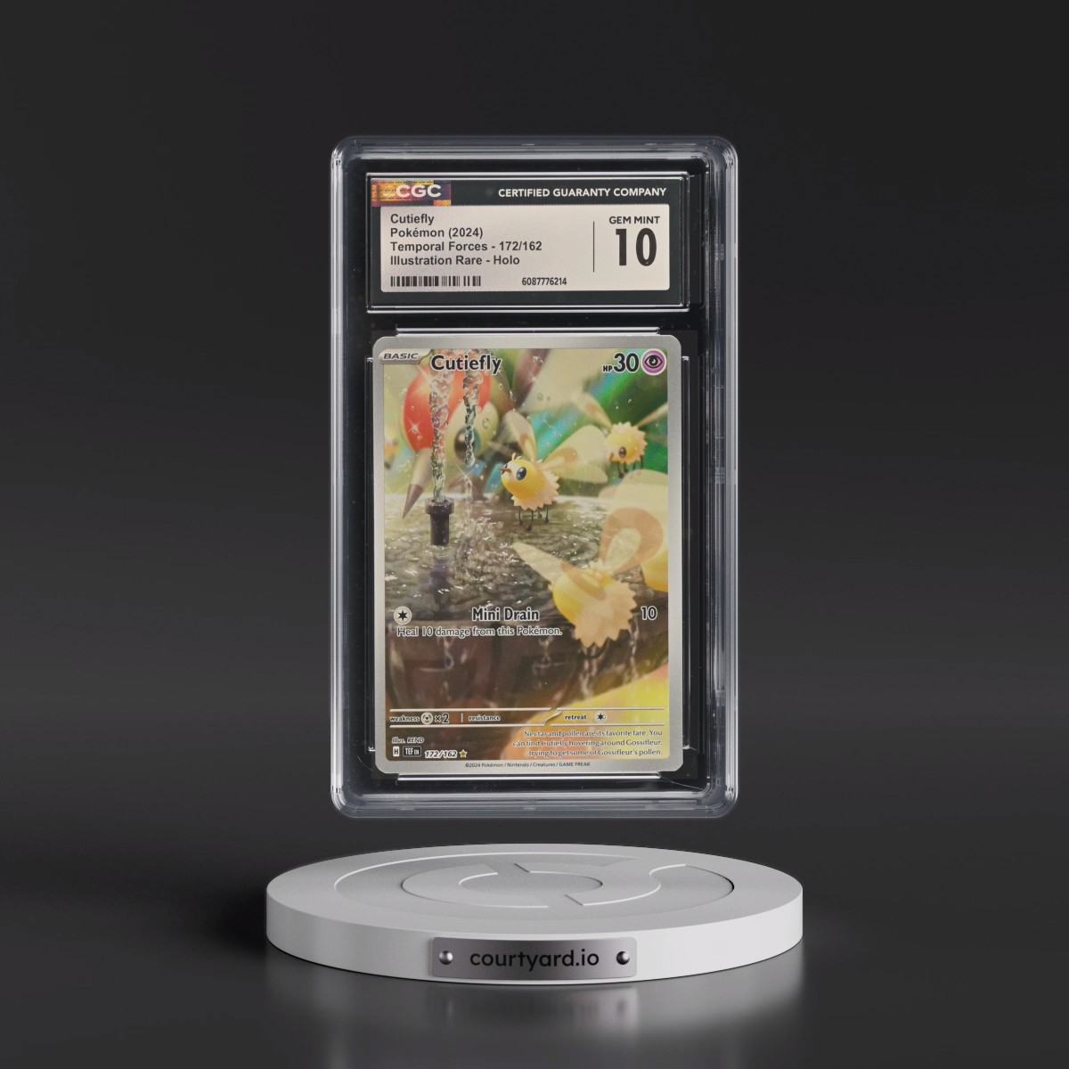 2023 Temporal Forces - TEF EN #172/162 Cutiefly - Illustration Rare Holo (CGC 10 GEM MINT)