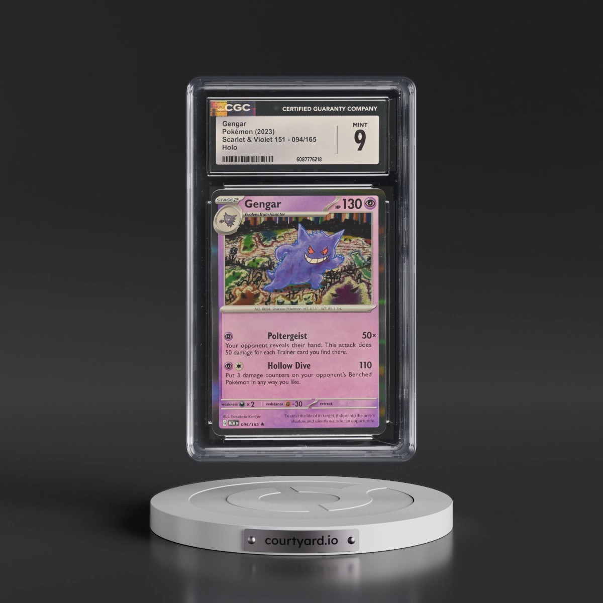 2023 Scarlet & Violet 151 - MEW EN #094/165 Gengar - Holo (CGC 9 MINT)