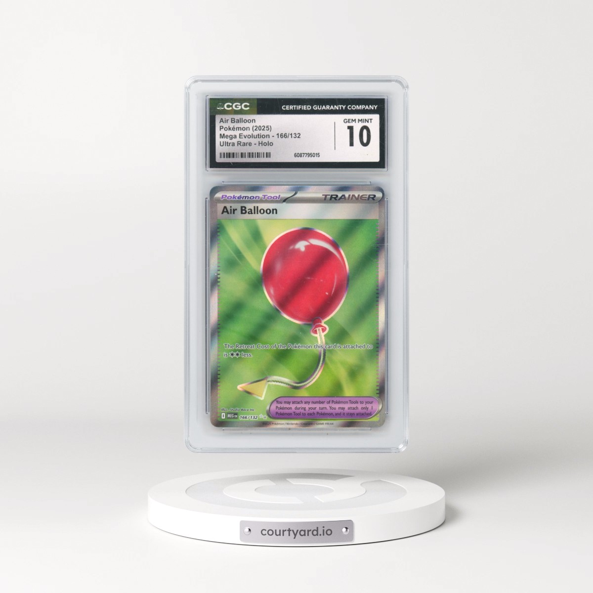2025 Pokémon Mega Evolution #166/132 Air Balloon - Ultra Rare Holo (CGC 10 GEM MINT)
