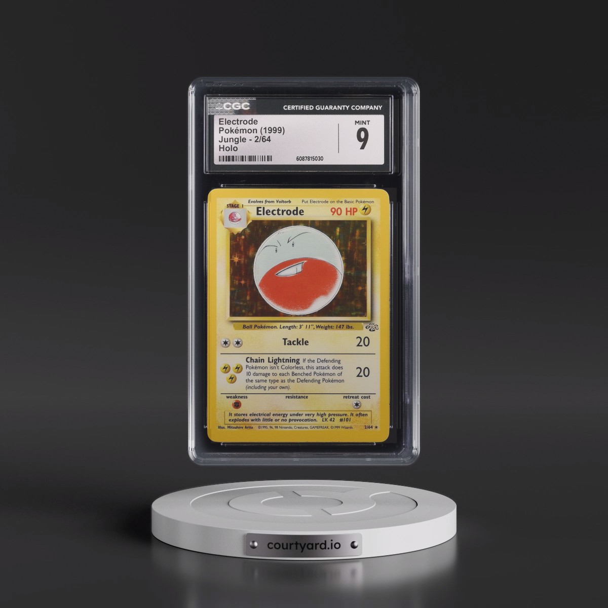 1999 Jungle #2/64 Electrode - Holo (CGC 9 MINT)