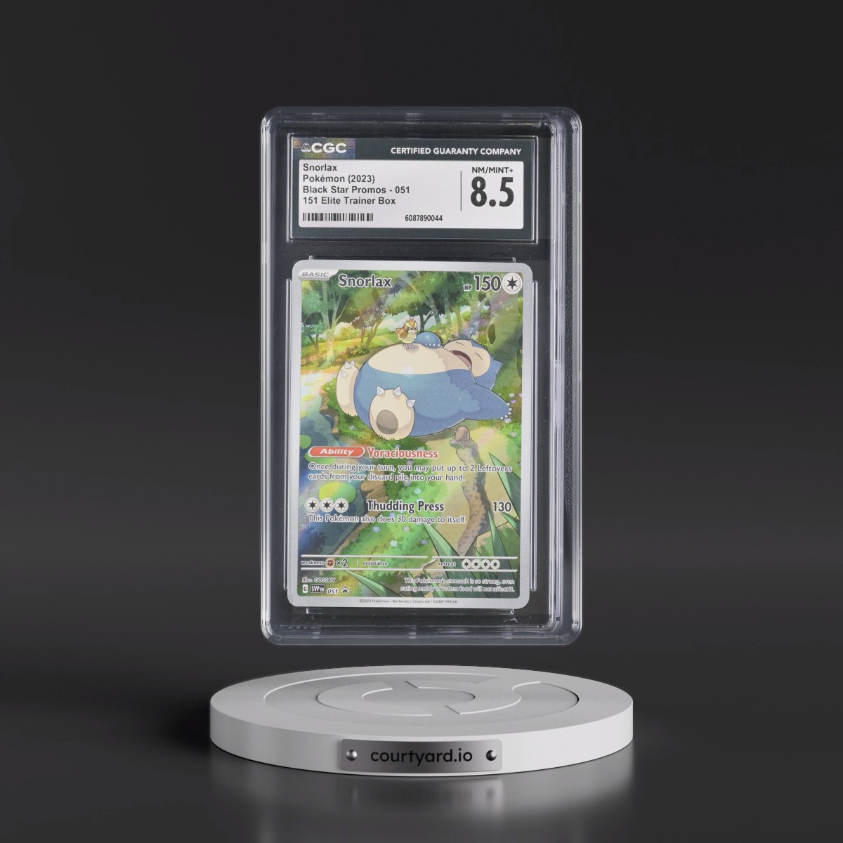 2023 Black Star Promos - Scarlet & Violet SVPEN #051 Snorlax - 151 Elite Trainer Box (Holo) (CGC 8.5 NM-MT+)