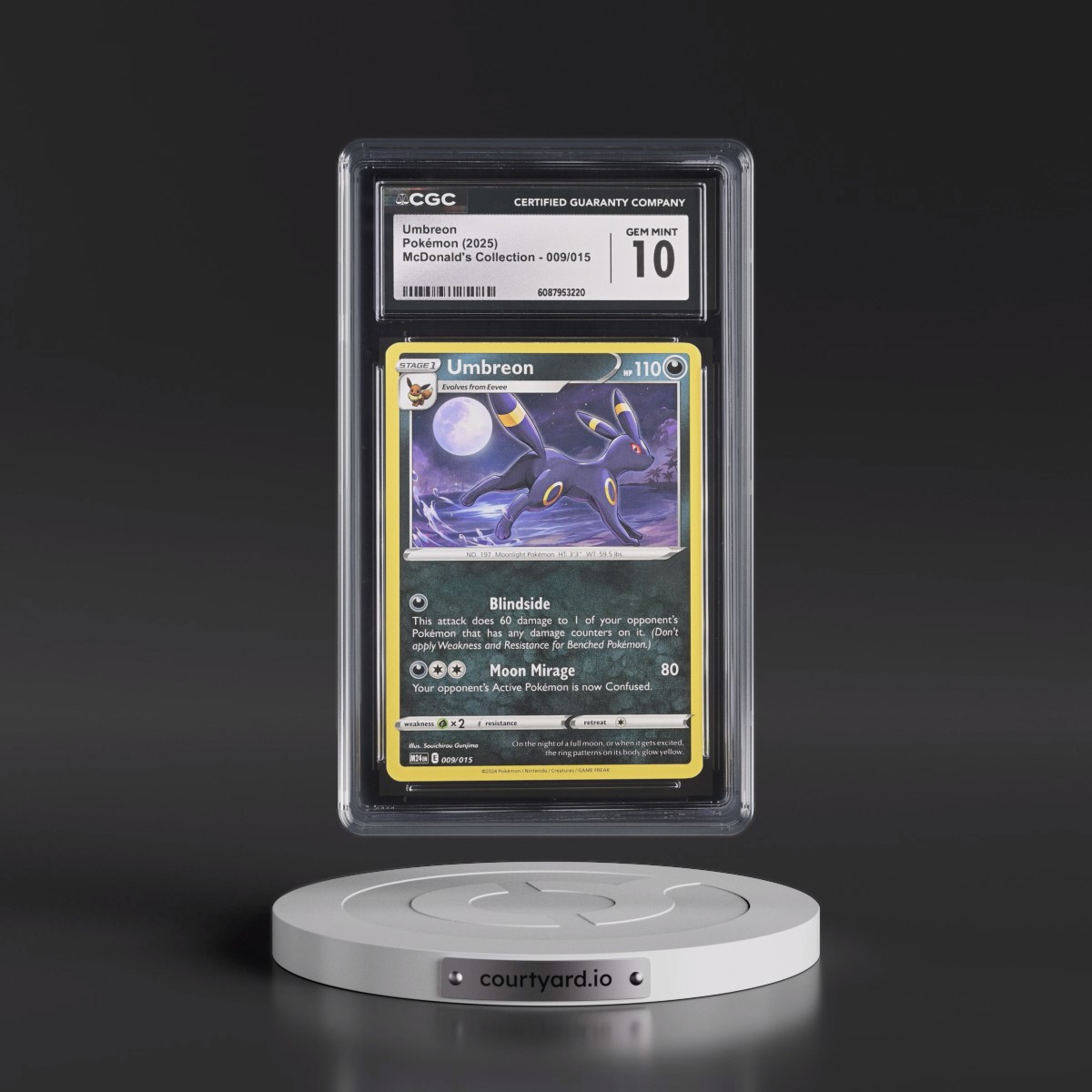 2025 McDonald's Collection - M24 EN #009/015 Umbreon (CGC 10 GEM MINT)