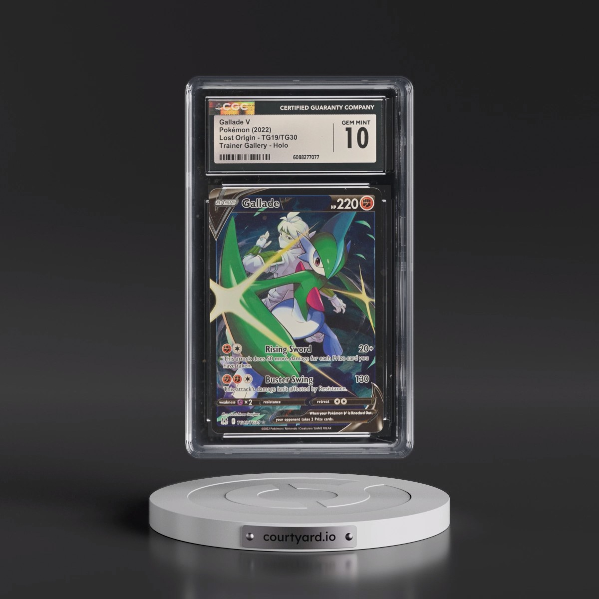 2022 Lost Origin #TG19/TG30 Gallade V - Trainer Gallery Holo (CGC 10 GEM MINT)