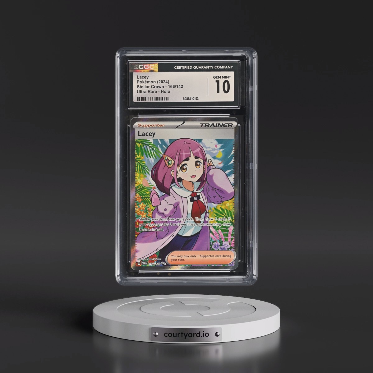 2024 Stellar Crown - SCR EN #166/142 Lacey - Ultra Rare Holo (CGC 10 GEM MINT)