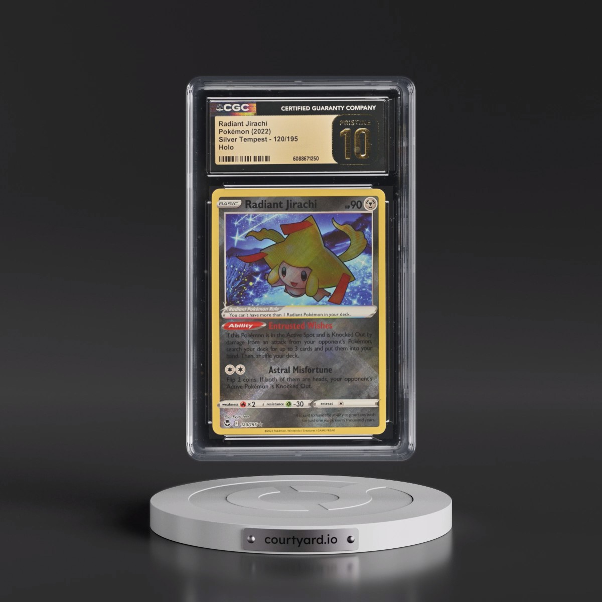 2022 Silver Tempest #120/195 Radiant Jirachi - Holo (CGC 10 PRISTINE)