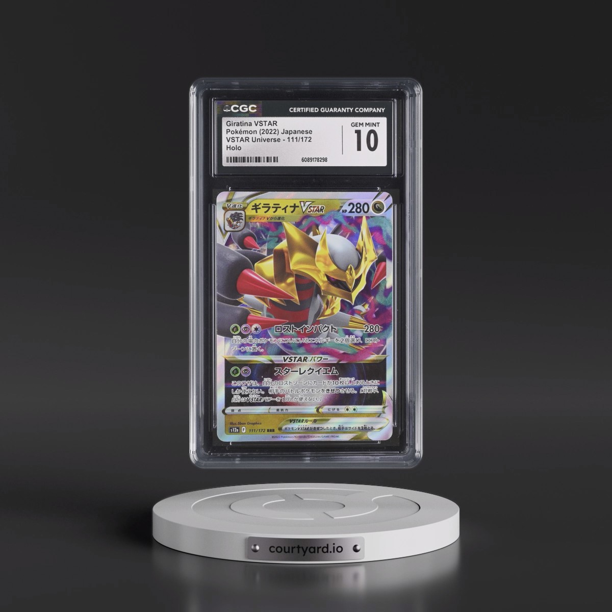 2022 VSTAR Universe #111/172 Giratina VSTAR - Holo (CGC 10 GEM MINT)