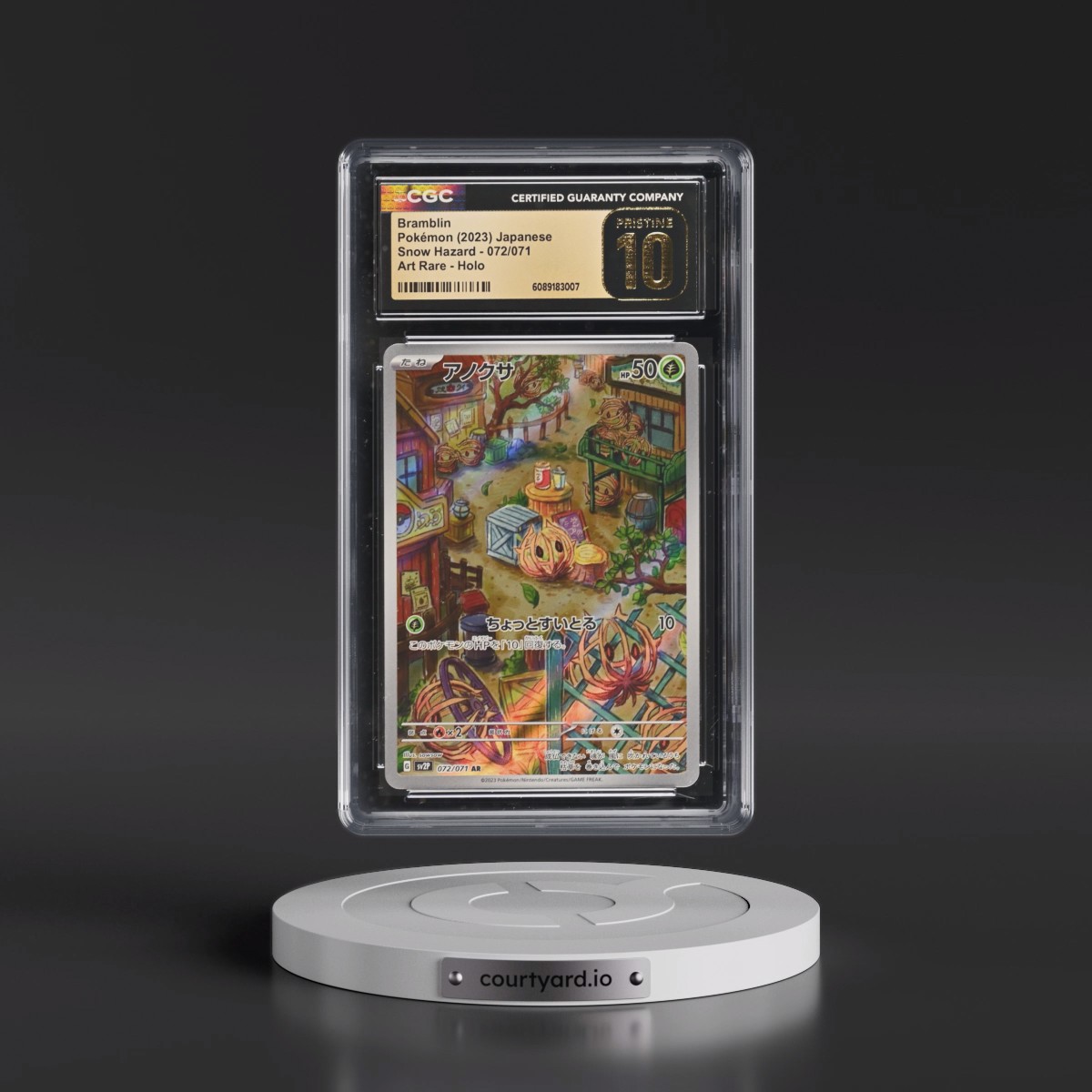 2023 Snow Hazard #072/071 Bramblin - Art Rare Holo (CGC 10 PRISTINE)