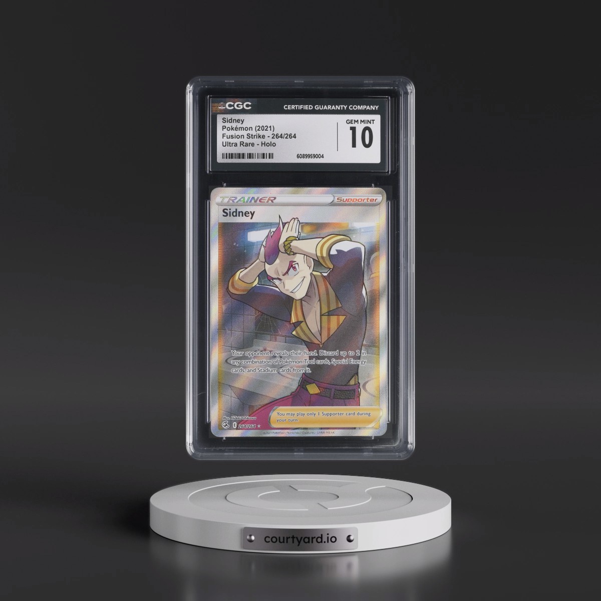 2019 Fusion Strike #264/264 Sidney - Ultra Rare Holo (CGC 10 GEM MINT)