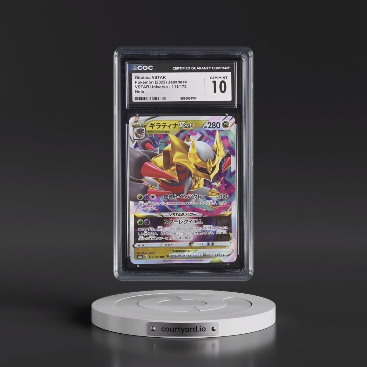 2022 VSTAR Universe #111/172 Giratina VSTAR - Holo (CGC 10 GEM MINT)