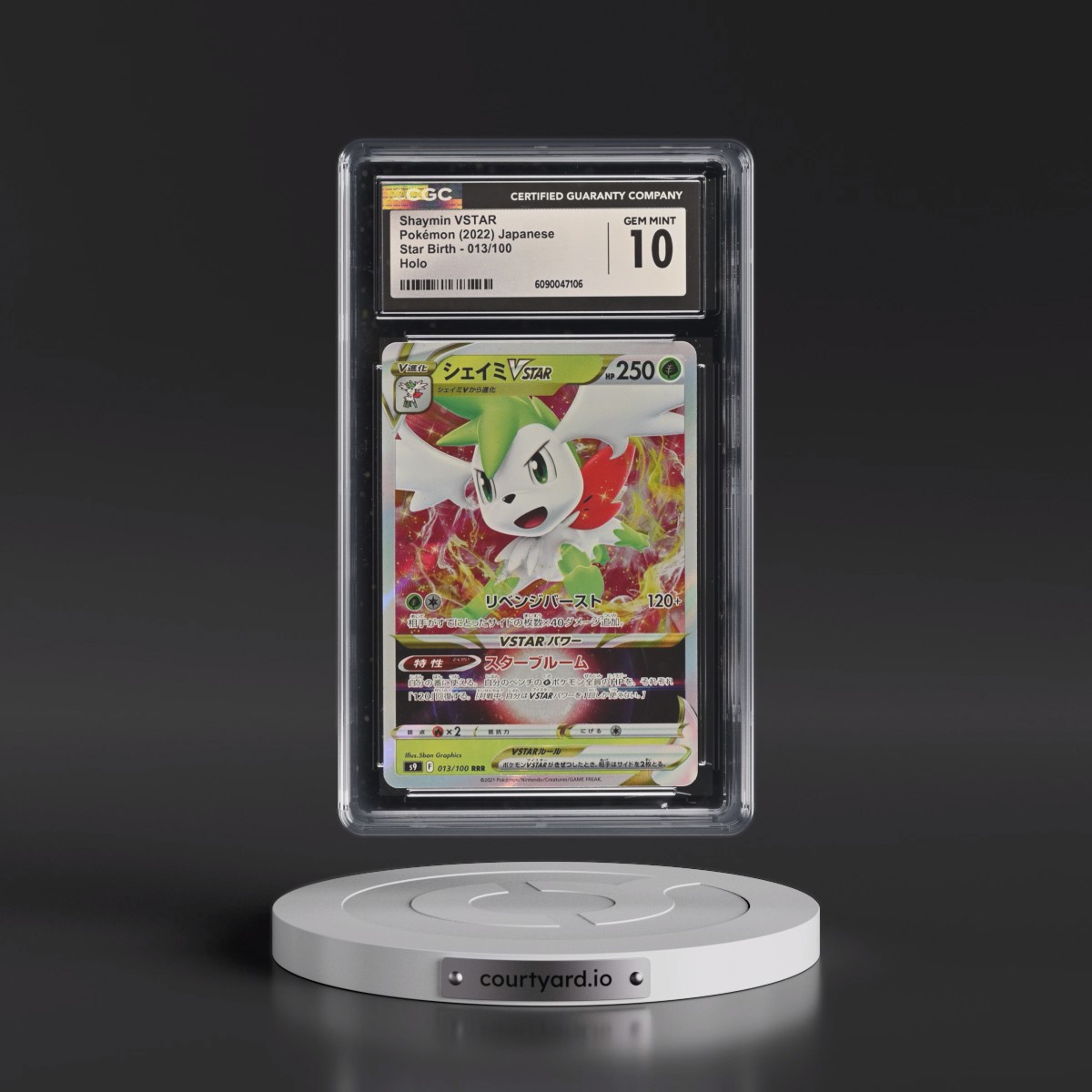 2022 Star Birth #013/100 Shaymin VSTAR - Holo (CGC 10 GEM MINT)