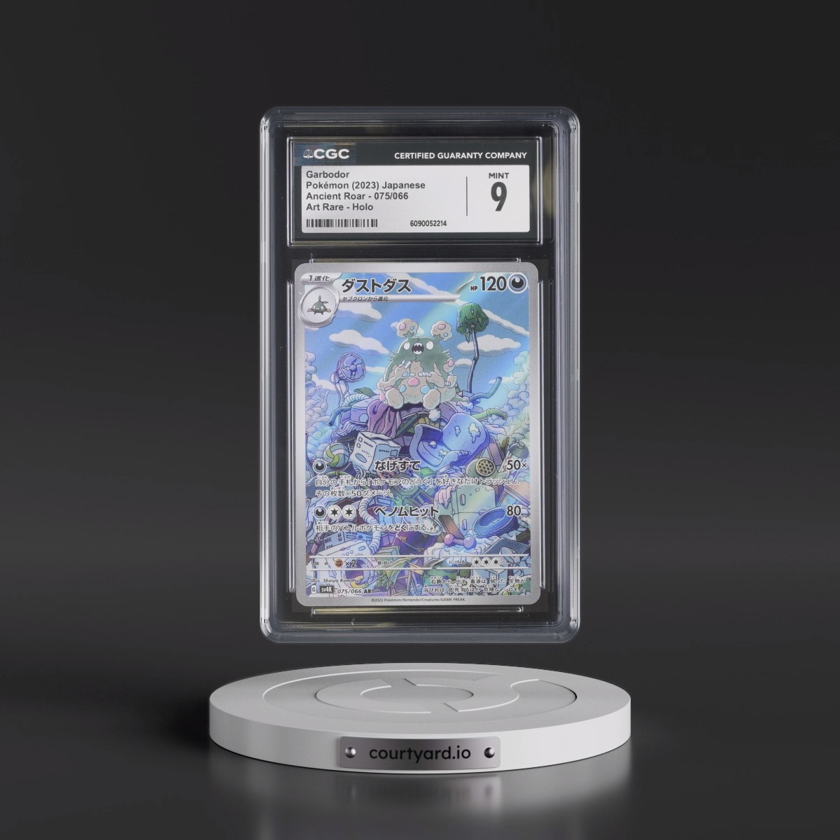 2023 Pokémon Sv4k-Ancient Roar #075 Garbodor - Art Rare (CGC 9 MINT)