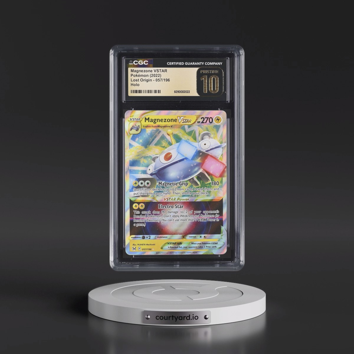 2022 Lost Origin #057/196 Magnezone VSTAR - Holo (CGC 10 PRISTINE)
