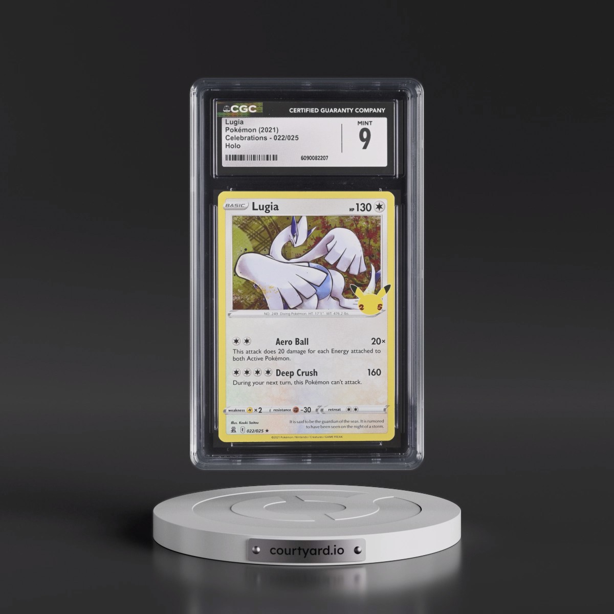 2021 Celebrations #022/025 Lugia - Holo (CGC 9 MINT)