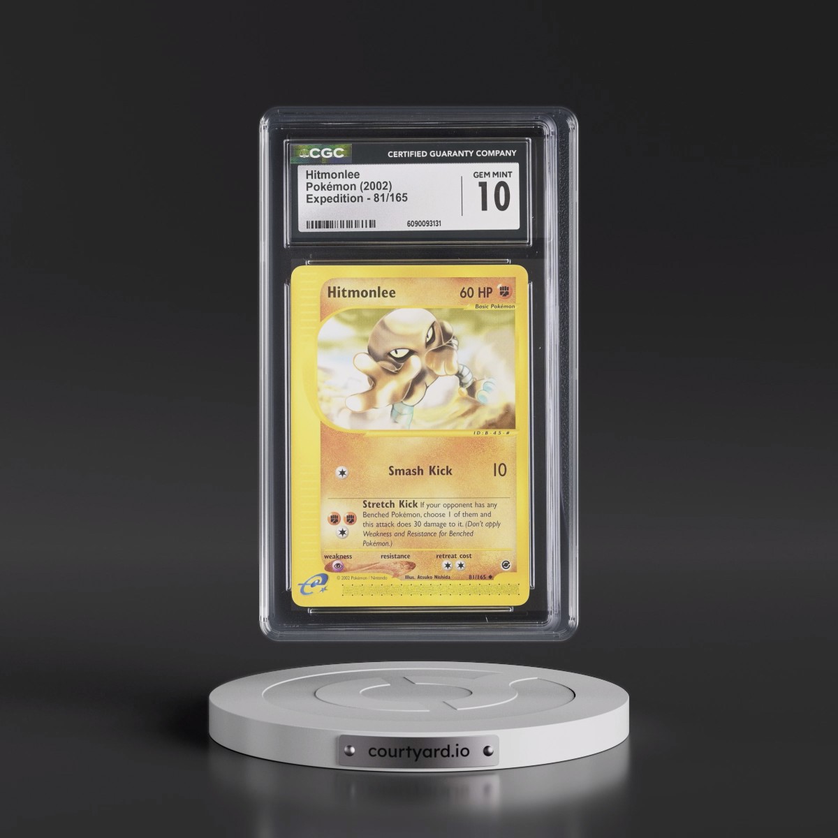 2002 Expedition #81/165 Hitmonlee (CGC 10 GEM MINT)