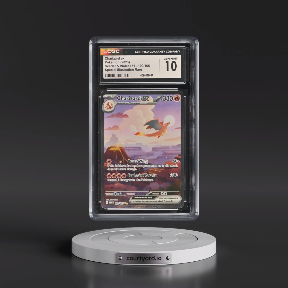 2023 Scarlet & Violet 151 - MEW EN #199/165 Charizard ex - Special Illustration Rare (Holo) (CGC 10 GEM MINT)