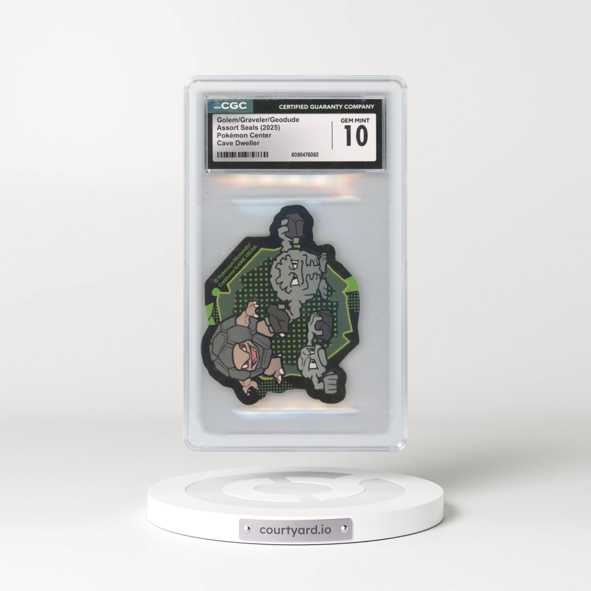Assort Seals - Japanese Golem/Graveler/Geodude - Cave Dweller (CGC 10 GEM MINT)