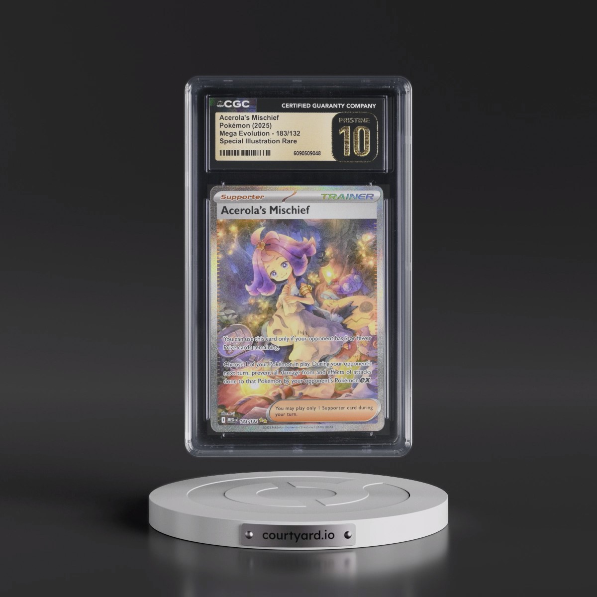 2025 Mega Evolution - MEG EN Acerola's Mischief - Special Illustration Rare (Holo) #183/132 CGC 10