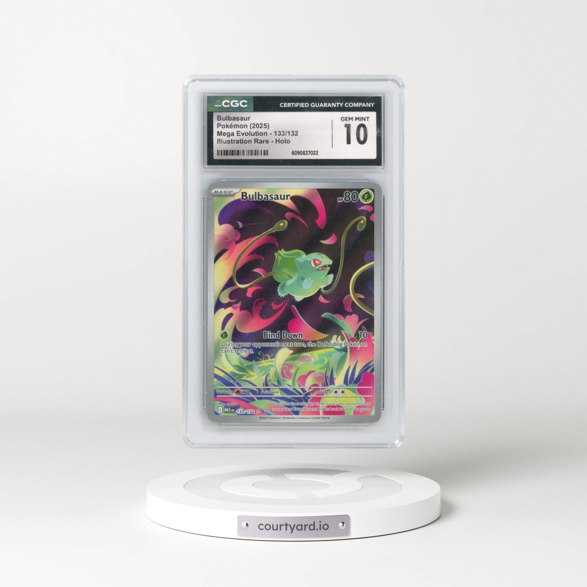 2025 Pokémon Mega Evolution #133/132 Bulbasaur - Illustration Rare Holo (CGC 10 GEM MINT)