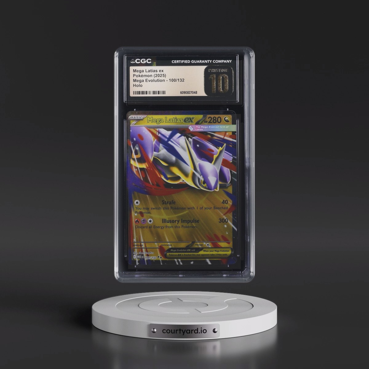 2025 Mega Evolution - MEG EN #100/132 Mega Latias ex - Holo (CGC 10 PRISTINE)