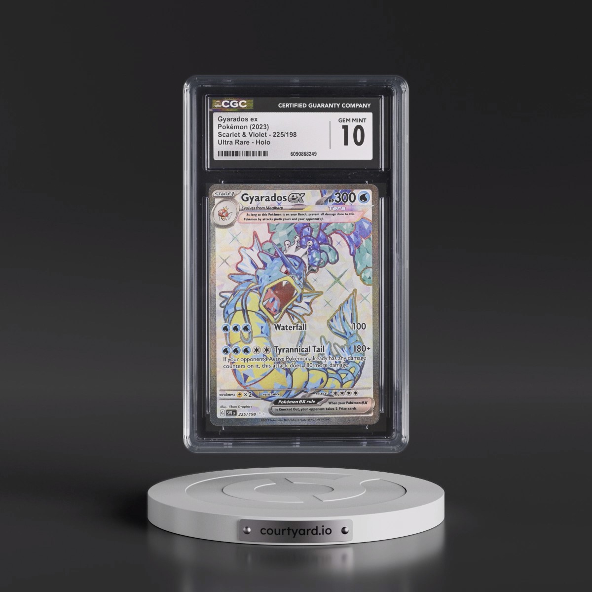 2023 Scarlet & Violet #225/198 Gyarados ex - Ultra Rare Holo (CGC 10 GEM MINT)
