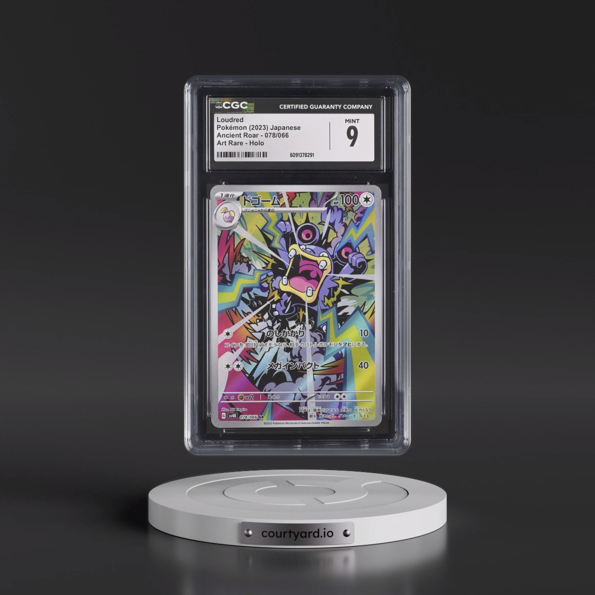 2023 Ancient Roar #078/066 Loudred - Art Rare Holo (CGC 9 MINT)