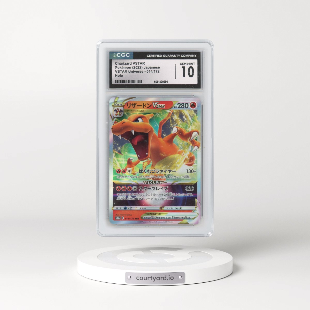 2022 VSTAR Universe #014/172 Charizard VSTAR - Holo (CGC 10 GEM MINT)