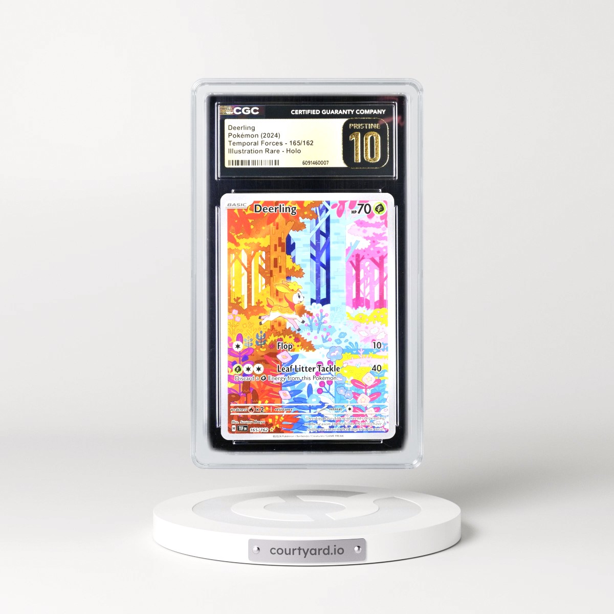 2023 Temporal Forces - TEF EN #165/162 Deerling - Illustration Rare Holo (CGC 10 PRISTINE)