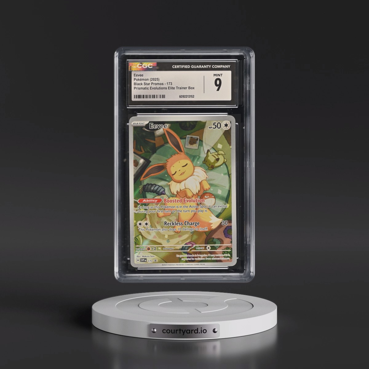 2023 Black Star Promos - Scarlet & Violet SVP EN #173 Eevee - Prismatic Evolutions Elite Trainer Box (Holo) (CGC 9 MINT)