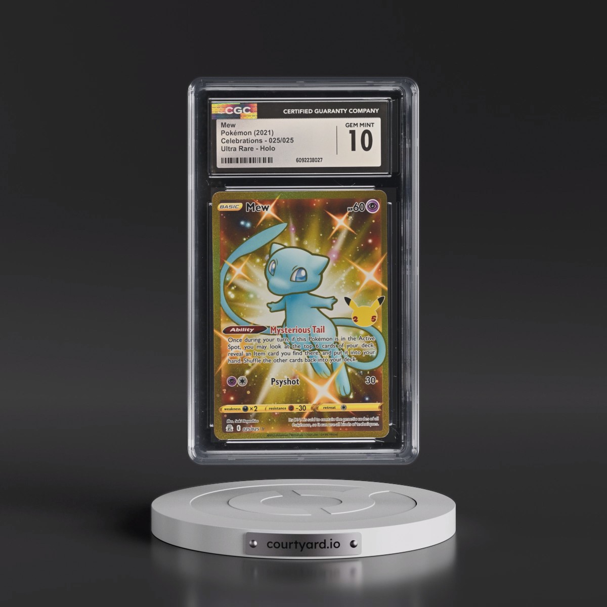 2021 Celebrations #025/025 Mew - Ultra Rare Holo (CGC 10 GEM MINT)