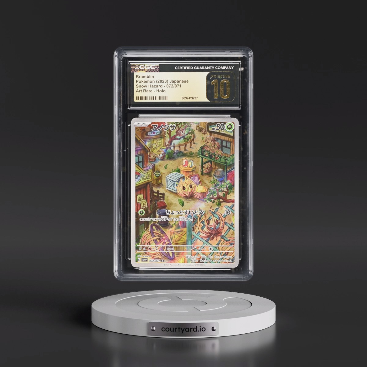2023 Snow Hazard #072/071 Bramblin - Art Rare Holo (CGC 10 PRISTINE)
