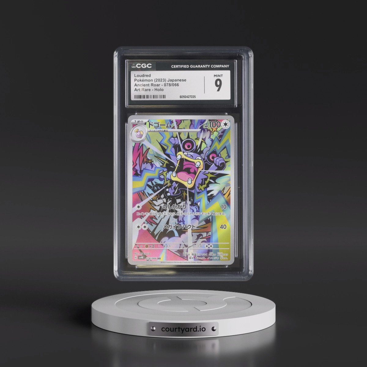 2023 Ancient Roar #078/066 Loudred - Art Rare Holo (CGC 9 MINT)