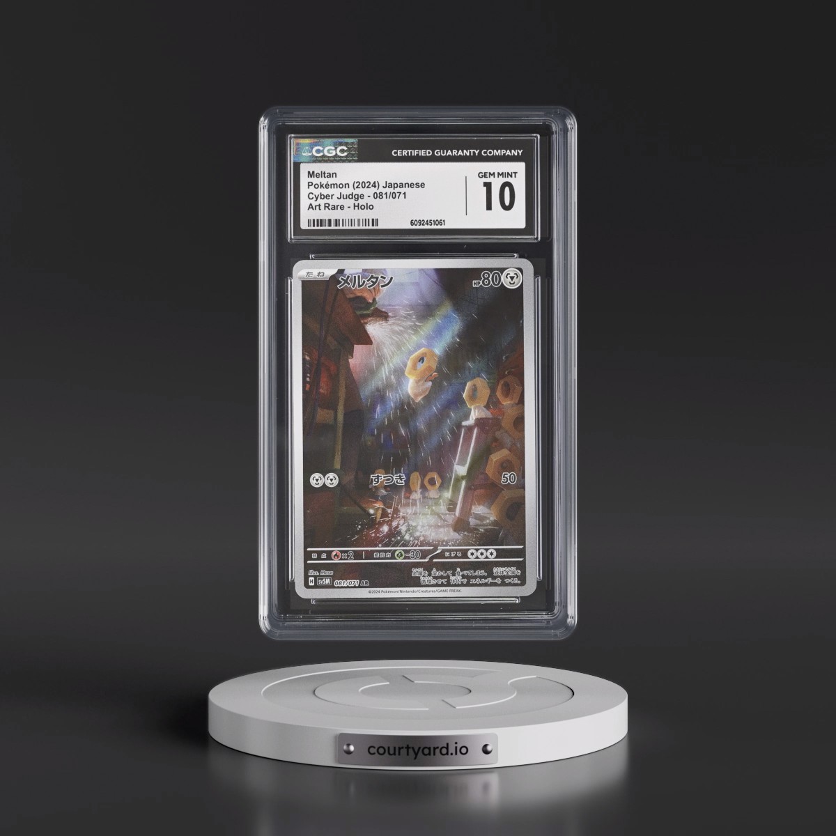 2024 Cyber Judge #081/071 Meltan - Art Rare Holo (CGC 10 GEM MINT)