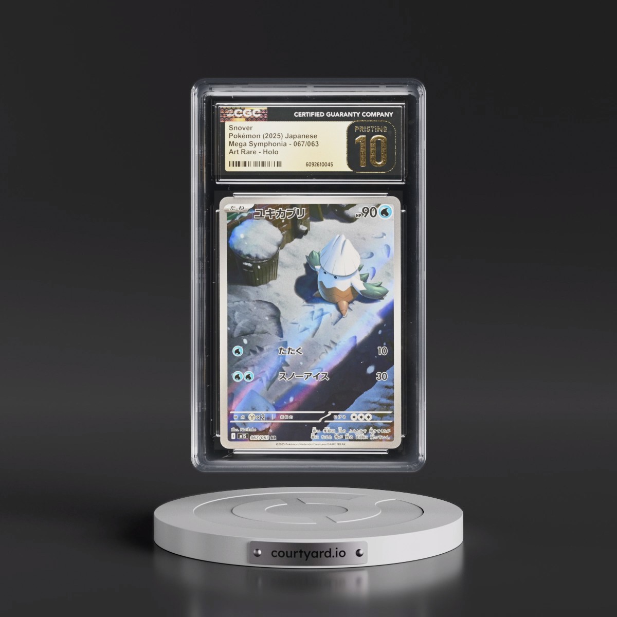 2025 Mega Symphonia - M1S #067/063 Snover - Art Rare Holo (CGC 10 PRISTINE)