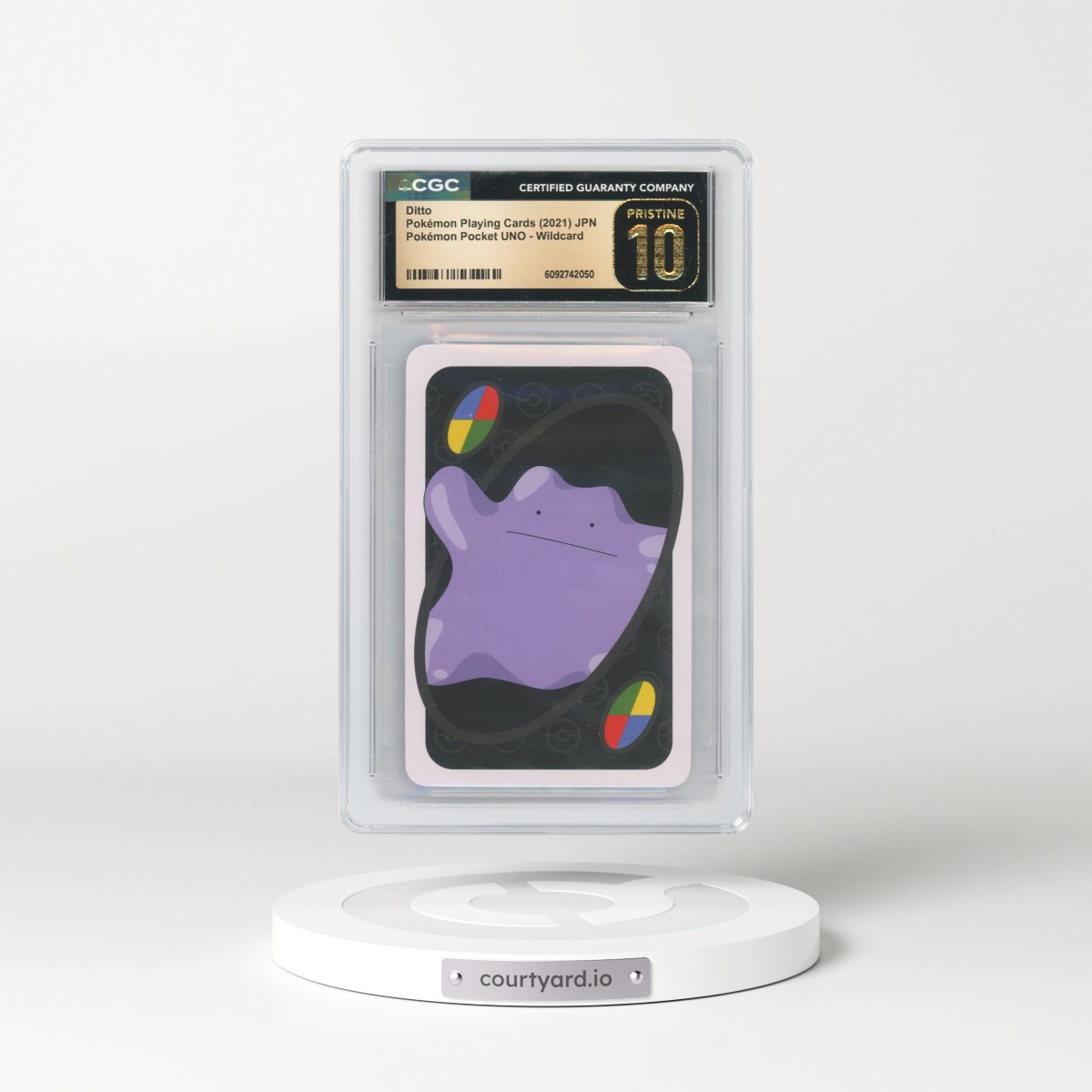 2008 Pokémon Pocket UNO (2021 Pocket Monsters Back) #Wildcard Ditto (CGC 10 PRISTINE)