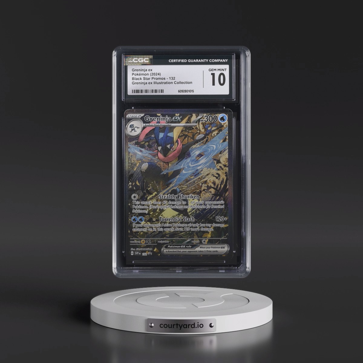 2023 Black Star Promos - Scarlet & Violet SVP EN #132 Greninja ex - Greninja ex Special Illustration Collection (Holo) (CGC 10 GEM MINT)