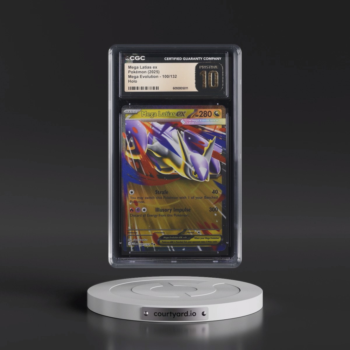 2025 Mega Evolution - MEG EN #100/132 Mega Latias ex - Holo (CGC 10 PRISTINE)