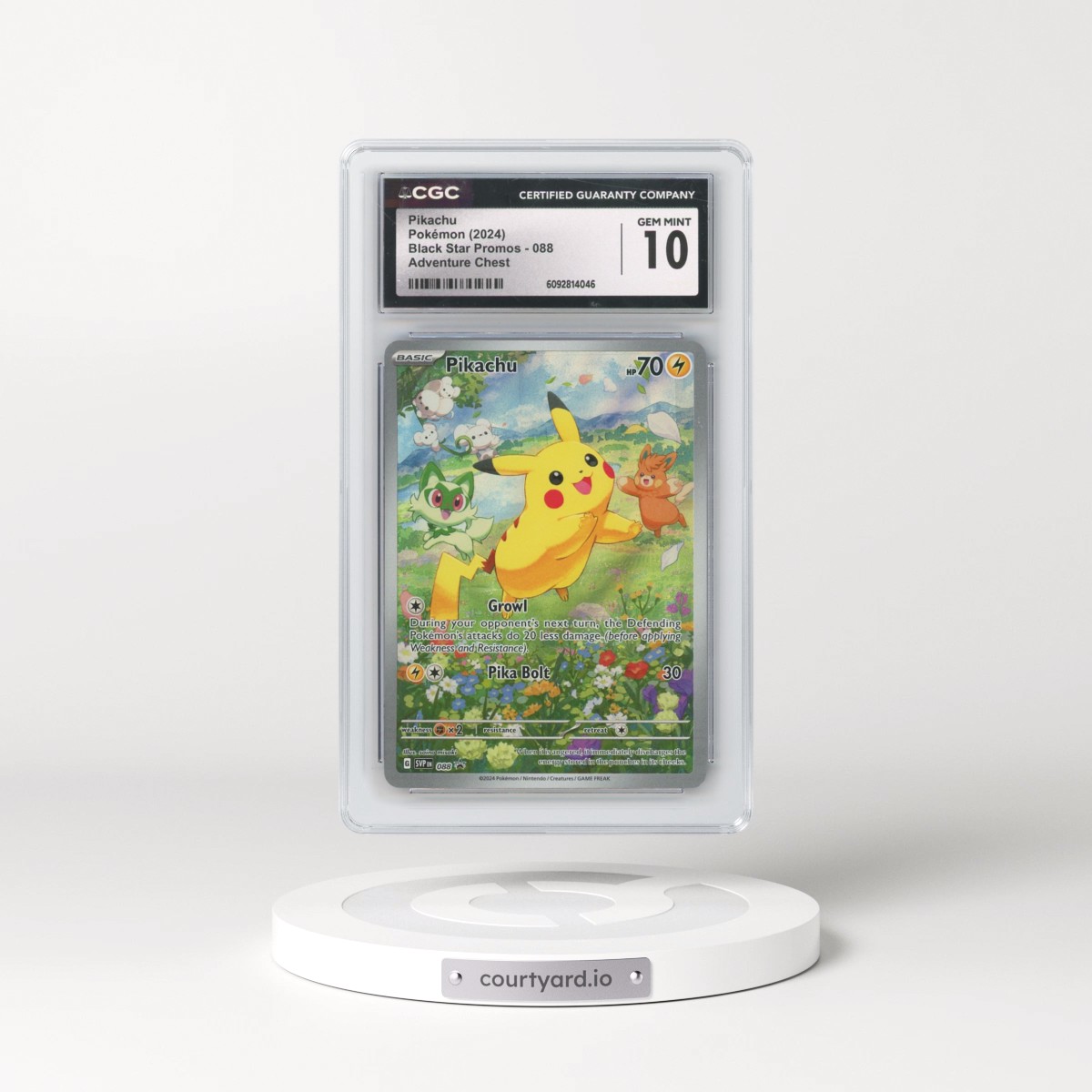 2023 Black Star Promos - Scarlet & Violet SVP EN #088 Pikachu - Adventure Chest (Holo) (CGC 10 GEM MINT)