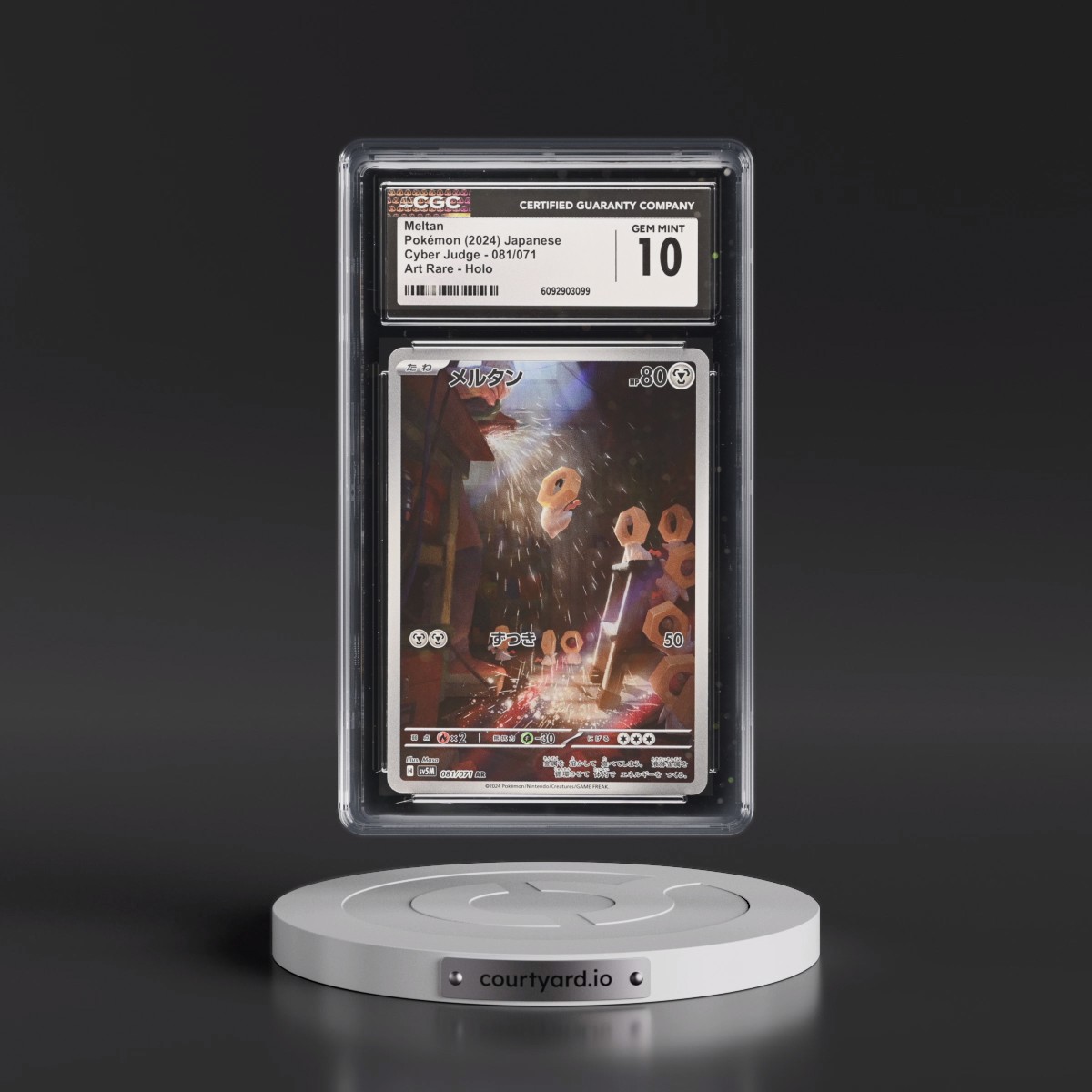 2024 Cyber Judge #081/071 Meltan - Art Rare Holo (CGC 10 GEM MINT)