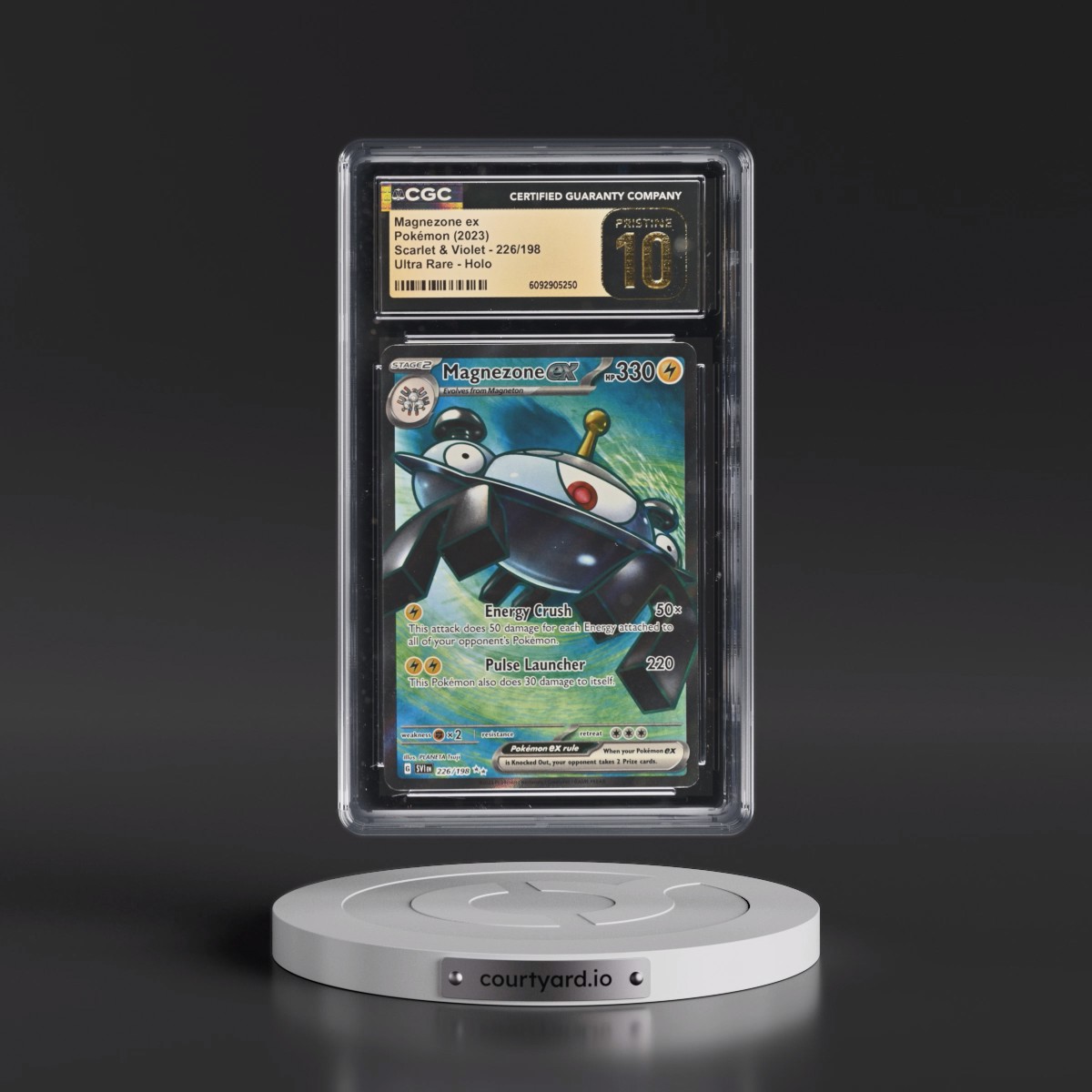 2023 Scarlet & Violet Magnezone ex - Ultra Rare Holo #226/198 CGC 10