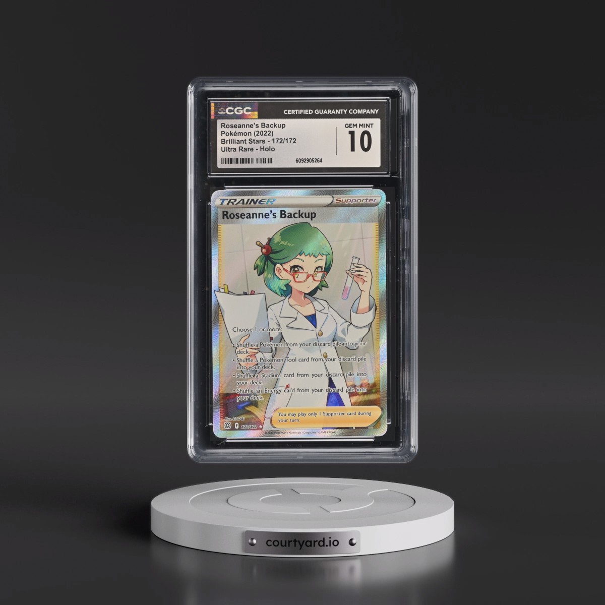 2022 Brilliant Stars #172/172 Roseanne's Backup - Ultra Rare Holo (CGC 10 GEM MINT)
