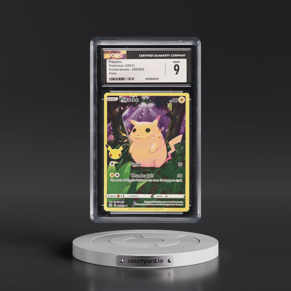 2021 Celebrations #005/025 Pikachu - Holo (CGC 9 MINT)