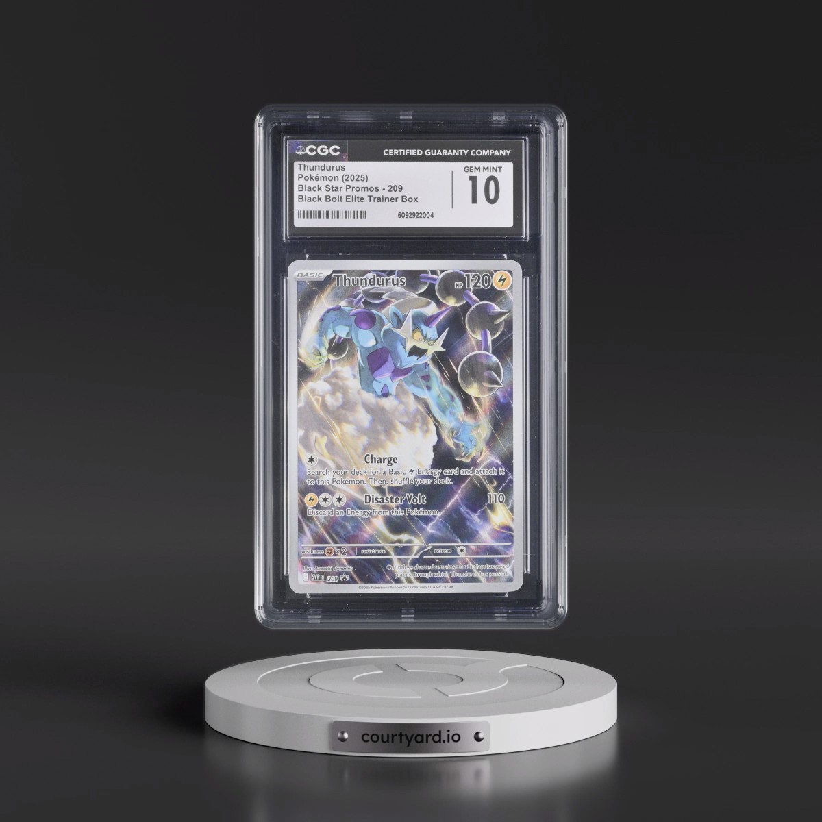 2023 Black Star Promos - Scarlet & Violet SVP EN #209 Thundurus - Black Bolt Elite Trainer Box (Holo) (CGC 10 GEM MINT)
