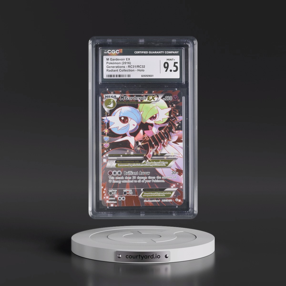 2016 Generations #RC31/RC32 M Gardevoir EX - Radiant Collection Holo (CGC 9.5 MINT+)