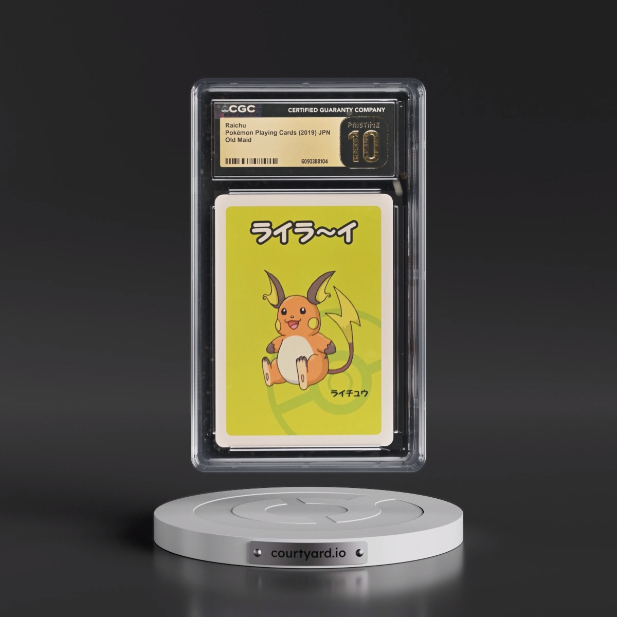 2019 Old Maid (Red Back) Raichu CGC 10